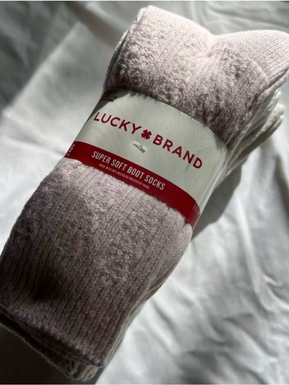 Lucky Brand Women's Super Soft Boot Socks Size 5-10 Pack Of 6 Pairs New